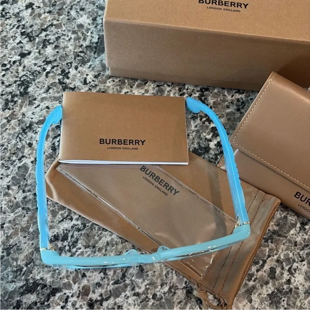 Burberry Blue Sunglasses with Case NWT